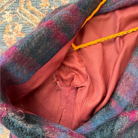 Vintage Plaid Wool Blazer - Picture 4 of 7